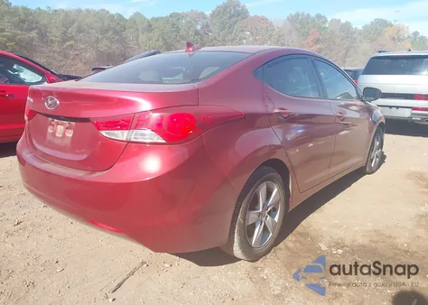 2013 Hyundai Elantra Gls z USA, uszkodzony, nr VIN 5NPDH4AE1DH334770